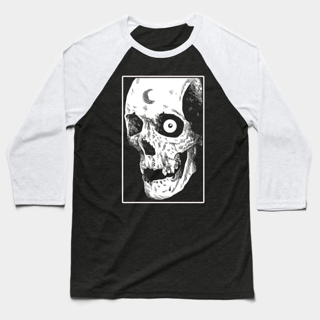 deadskull Baseball T-Shirt by donipacoceng